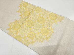 アンティーク　綴れ　花蜀江模様織り出し袋帯（材料）